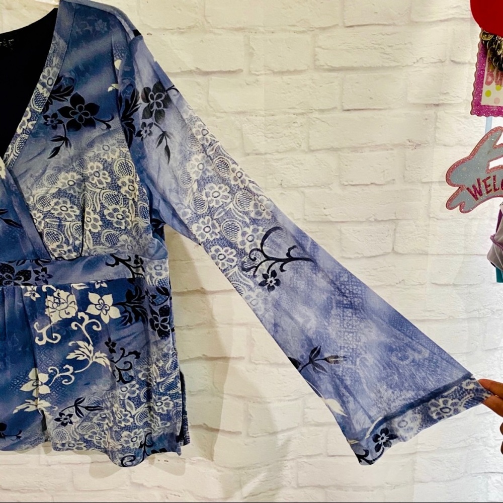 I.N.C. Wrap Blouse - Picture 5 of 6